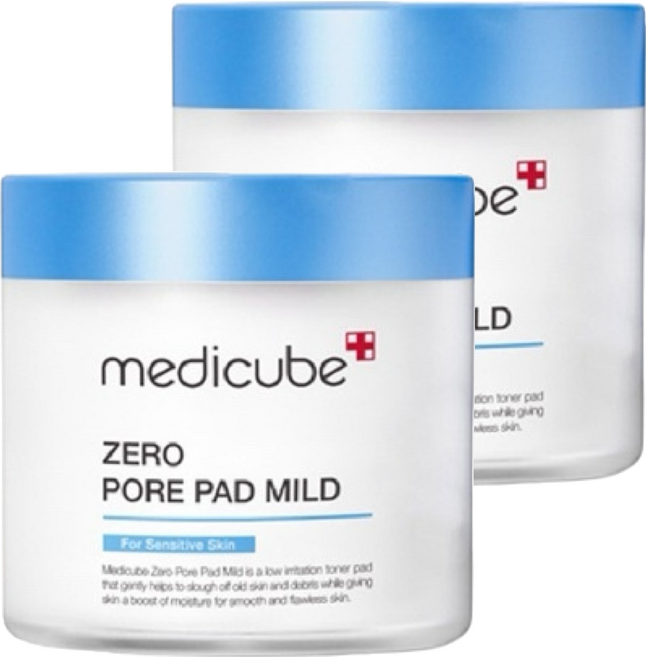 medicube 潔柔毛孔爽膚棉 溫和版, 70片, 2罐