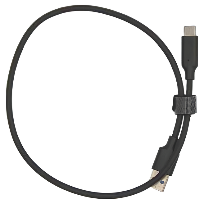 台灣 UNI STAR USB3.1 Gen2 A-C 60W快充傳輸線, 0.5m, 黑色, 1條