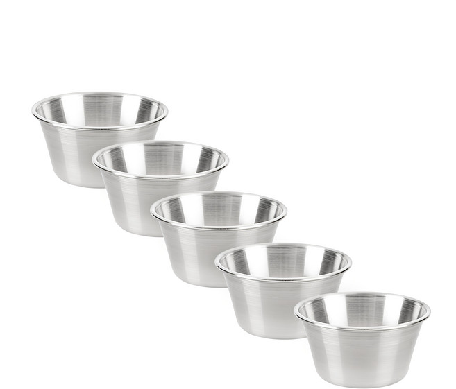 Stenfactory 304不鏽鋼醬料碗 1號 5入, 5個, 銀