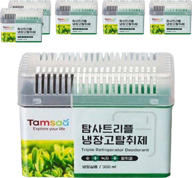 Tamsaa 冰箱除臭劑, 300ml, 6個