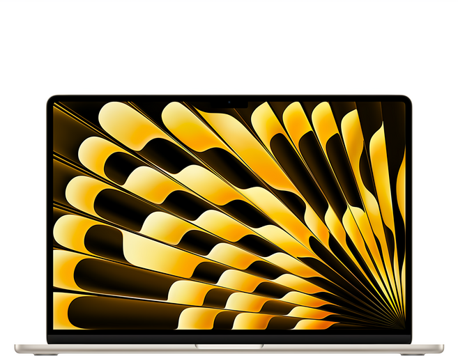 Apple MacBook Air 15.3吋 M3 8核心CPU 10核心GPU MC9K4TA/A 原廠保固, 星光色, 512GB, 24GB, MAC OS