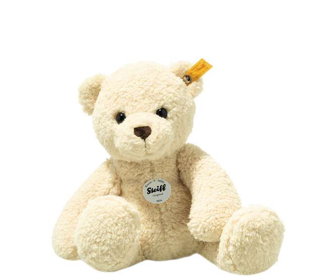 Steiff 德國金耳釦泰迪熊 玩偶 可愛療癒系絨毛娃娃 Mila Eddy Bear 泰迪熊, 30cm, Mila eddy bea 泰迪熊, 1個