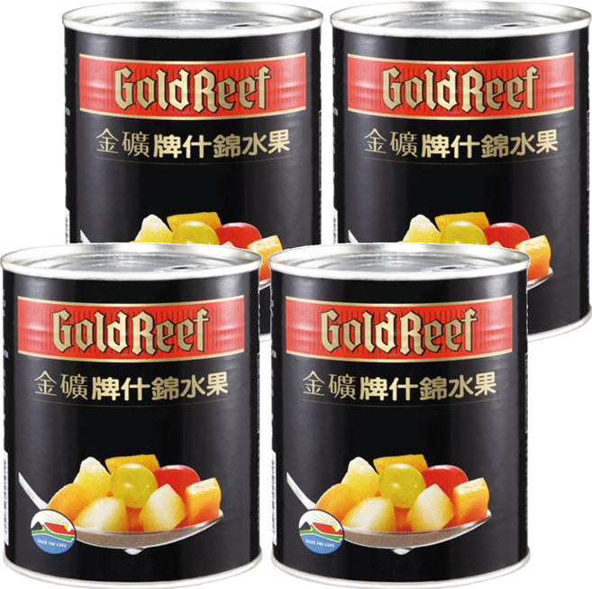 GoldReef 金礦 什錦水果, 825g, 4罐