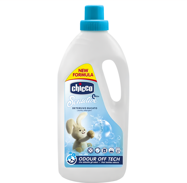 chicco 超濃縮嬰兒洗衣精 升級版, 1.5L, 1瓶
