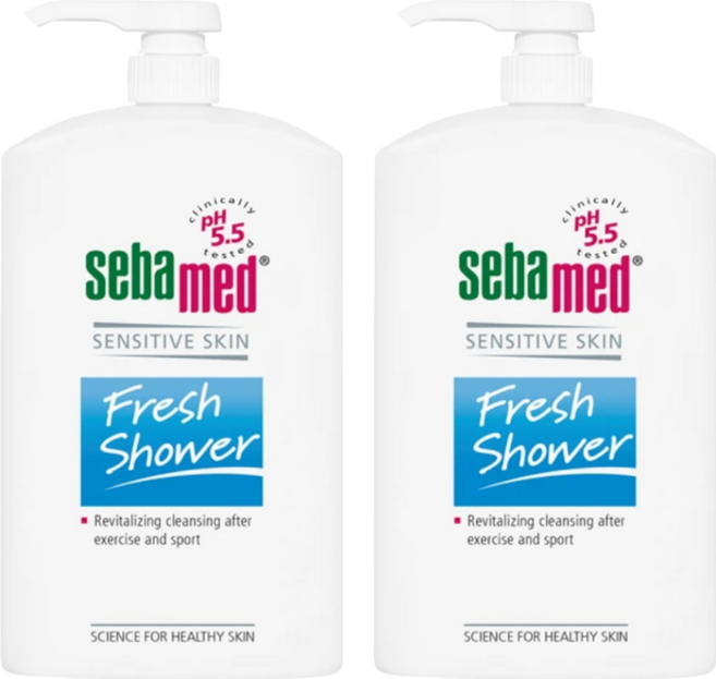 sebamed 施巴 運動沐浴乳 活力麝香, 1L, 2瓶