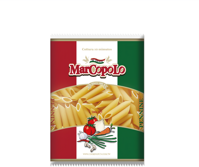 MarCopoLo 馬可波羅 筆尖麵, 500g, 1包