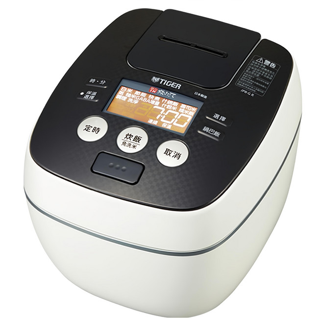 TIGER 虎牌 可變式雙重壓力IH炊飯電子鍋10人份 JPB-G18R 白色