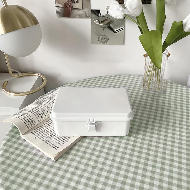 格子桌布, 新抹茶綠, 140 x 200cm, 1條