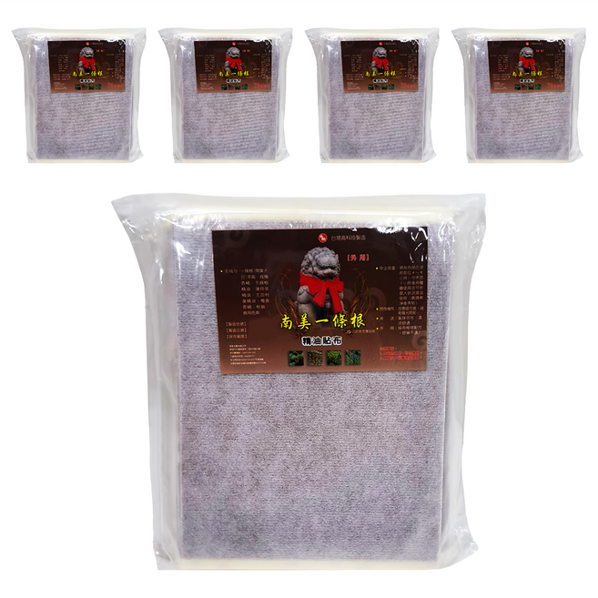Nan Me Pharmaceutical 南美製藥 金門一條根精油貼布, 10片, 5包