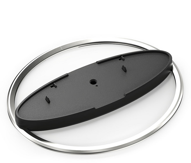 Space Shield Sony PlayStation 5 / Pro / Slim 相容 Alpha Metal Edge 主機垂直立式支架, 黑銀色, 1個, Alpha Metal Edge 主機直立架