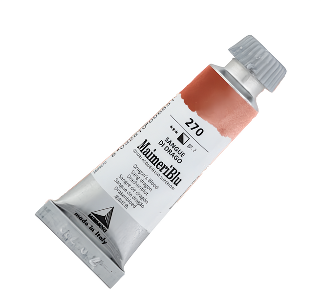 MaIMeRI 美利 美利藍管狀水彩 S2 270 DRAGON'S BLOOD 龍血紅, 12ml, 1色