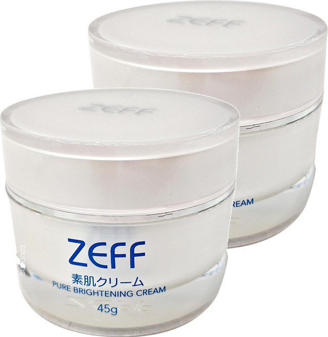 日本 ZEFF 素顏霜, 白色, 2罐