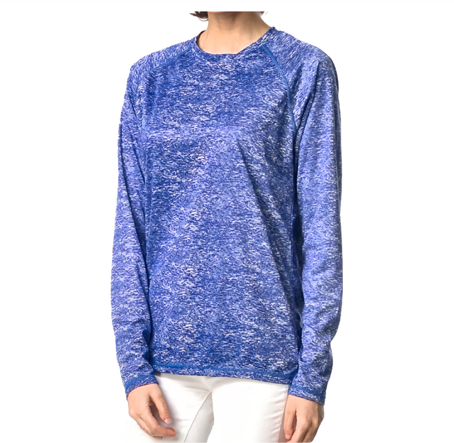 MI MI LEO 台灣製竹炭科技機能薄長袖登山 運動休閒服 M款 淺色, 藍白