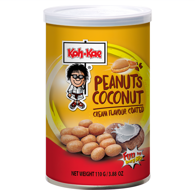 Koh-Kae 大哥 花生豆 椰漿味, 110g, 1罐