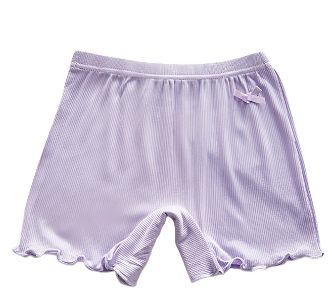 愛北鼻 女童防走光安全褲 親膚透氣 波浪褲腳