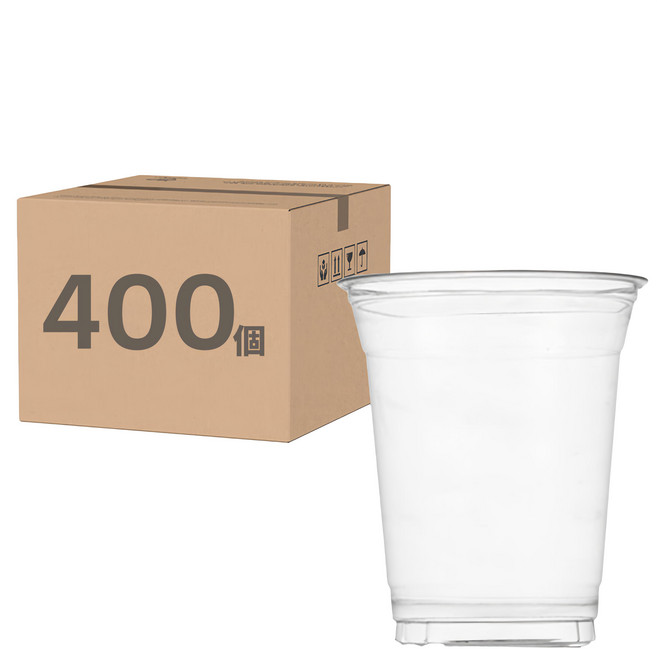 Tamsaa 透明PET杯 92 x 107mm, 410ml, 400個, 1組