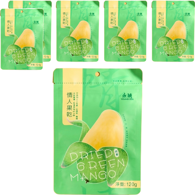 永禎 嚴選情人果乾, 120g, 6包