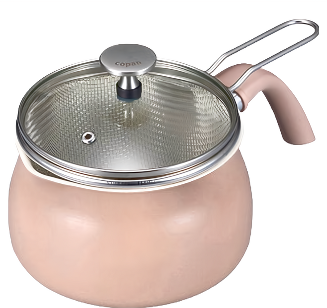 CB JAPAN copan系列 多功能單柄料理鍋 1.8L(附濾網), 255mm, 大地米, 1個
