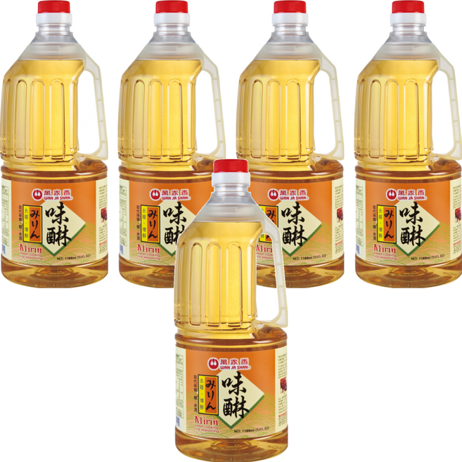 萬家香 味醂 日本調味品 純米釀造, 1.5L, 5瓶