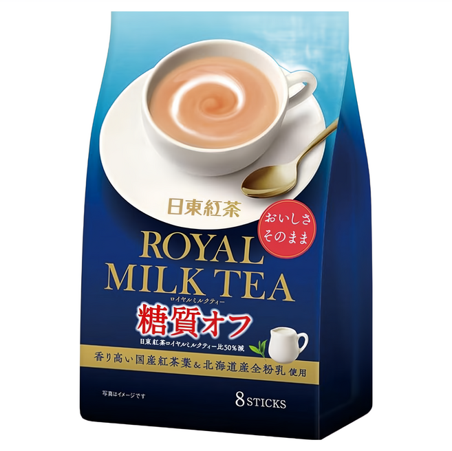 日東紅茶 皇家奶茶包, 9.4g, 8包, 1袋