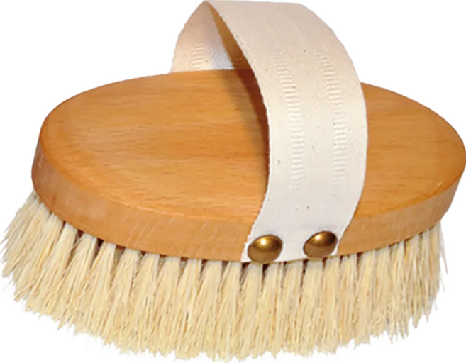 fA brushes 森詠木香 特長天然植物纖維 輕SPA筋膜按摩乾刷, 原木色, 1入, 1個