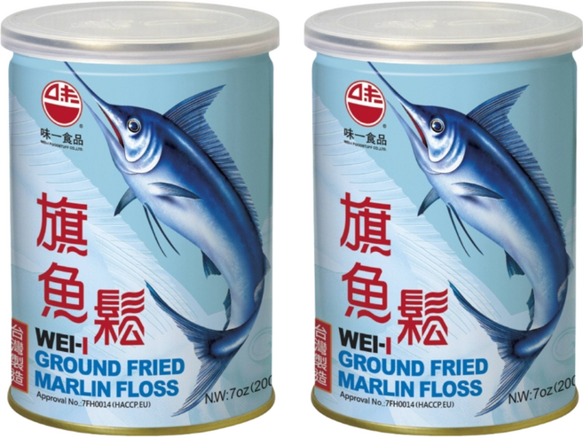 味一食品 旗魚鬆, 200g, 2罐