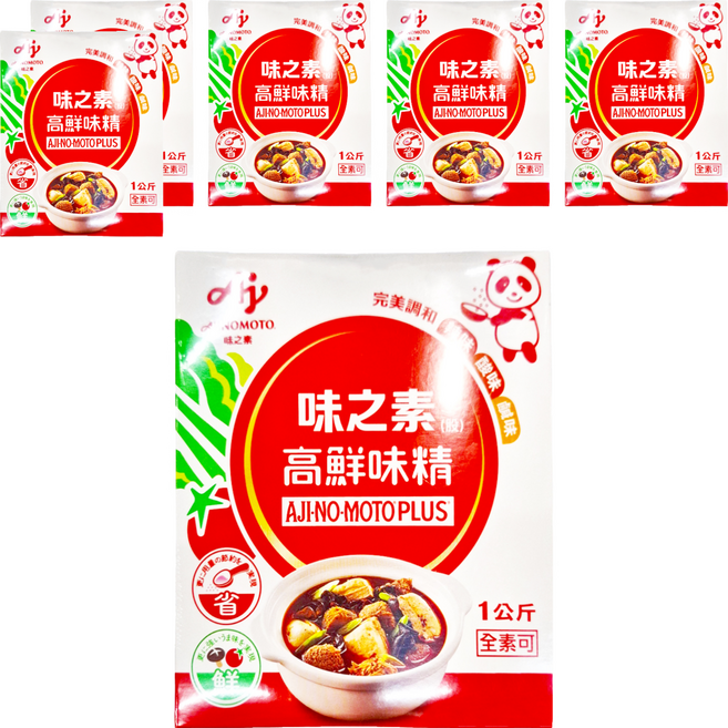 AJINOMOTO 味之素 高鮮味精, 1kg, 6盒