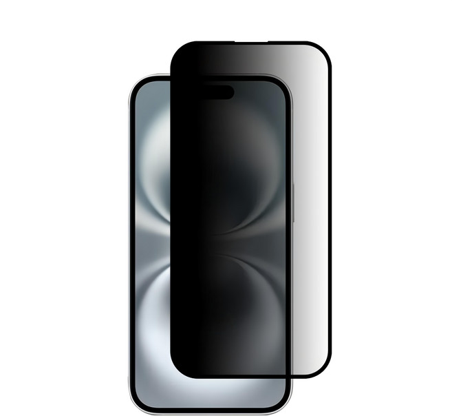 LY 立元 iPhone16系列 鑽石級防窺鋼化膜, 1個