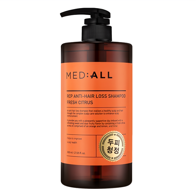 MED ALL RCP ANTI HAIR LOSS 抗脫髮洗髮水 新鮮柑橘, 800ml, 1瓶