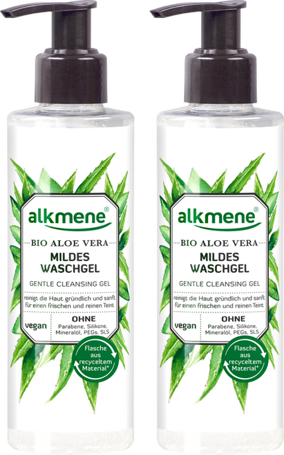 alkmene 蘆薈清爽潔面凝膠, 180ml, 2瓶