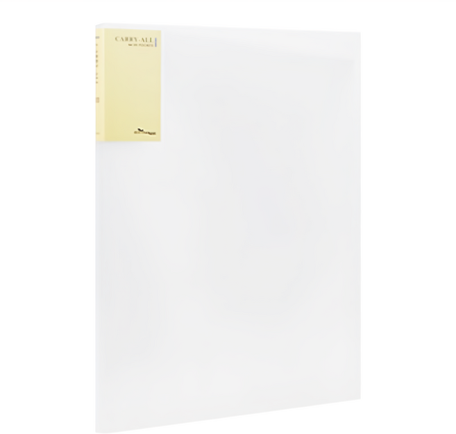 ECO Chungwoon 彩色內頁資料夾 A4 10頁, 透明, 4本