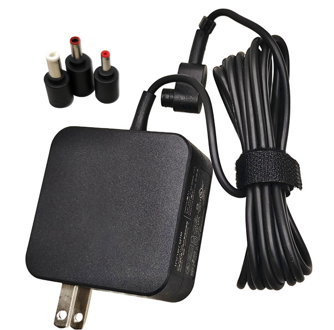 Innergie 65W 筆電充電器 T6 100-240V AC 內建2.3m電纜 3個可互換的接頭, 黑色, 1組