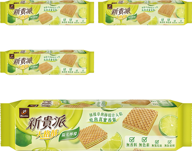 77 新貴派 大格酥 陽光檸檬, 97.2g, 4包