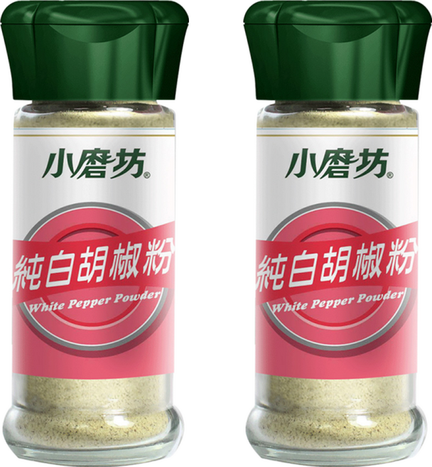 小磨坊 純白胡椒粉, 30g, 2瓶
