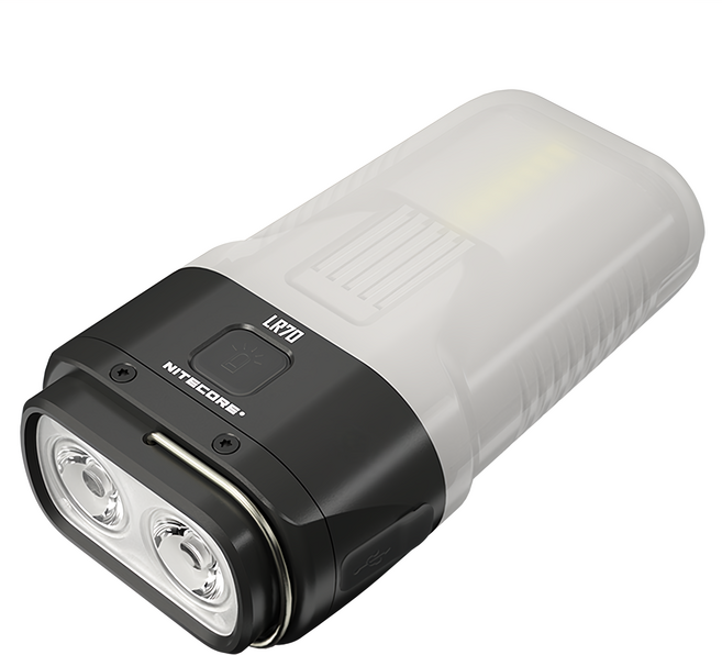 NITECORE 奈特科爾 3000流明 300m 3合1露營燈手電筒 LR70, 黑色, 1個