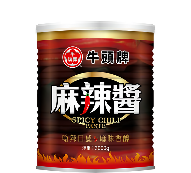 牛頭牌 麻辣醬, 3kg, 1桶