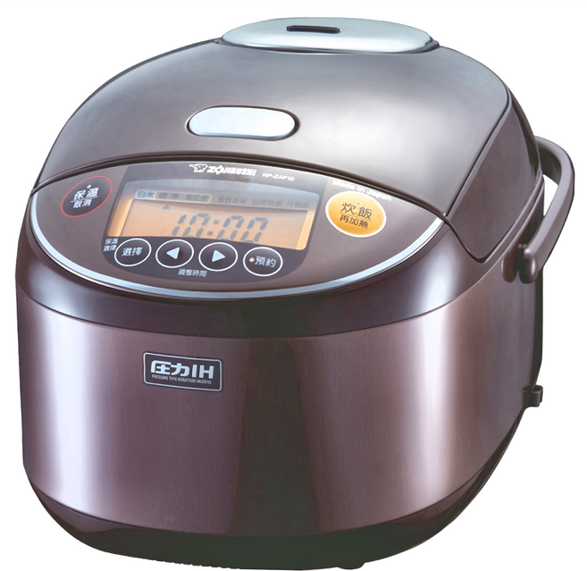 ZOJIRUSHI 象印 壓力IH微電腦電子鍋 6人用 1台, NP-ZAF10, 深棕色