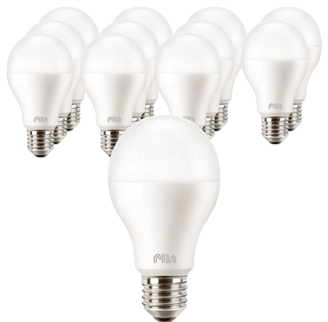 PILA 沛亮 LED 燈泡 10.8W 6500K, 晝光色, 12顆