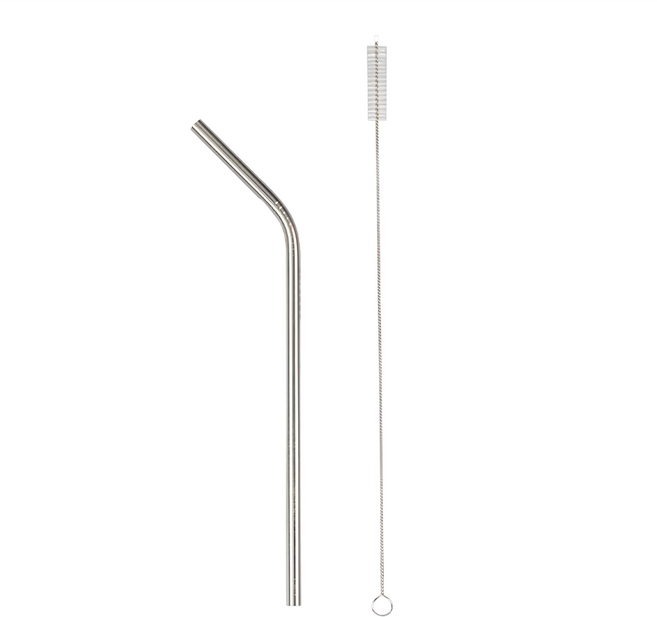 1145 st吸管清潔刷組(彎)316l, 1入, 不鏽鋼