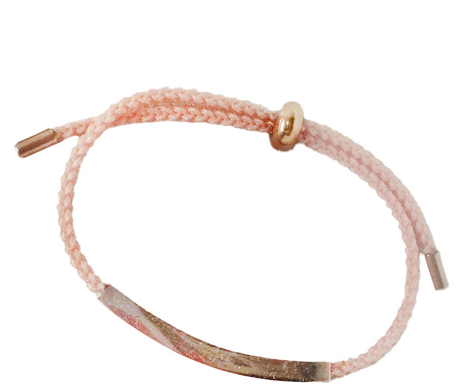 MARIGOLD 美爾朵 Secret Talk 甜言蜜語可調式抽拉手環 鈦鋼 925純銀