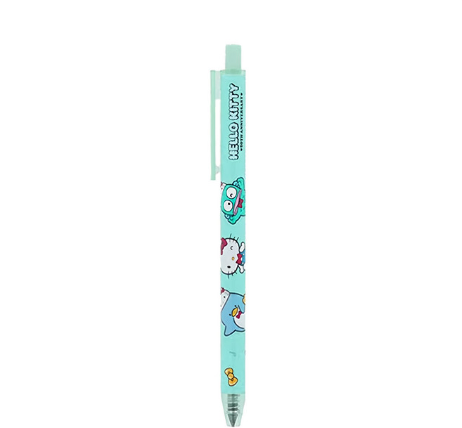 Sun-Star 50周年紀念 metacil light knock 按壓自動鉛筆 - HELLO KITTY x 山姆企鵝, 1支