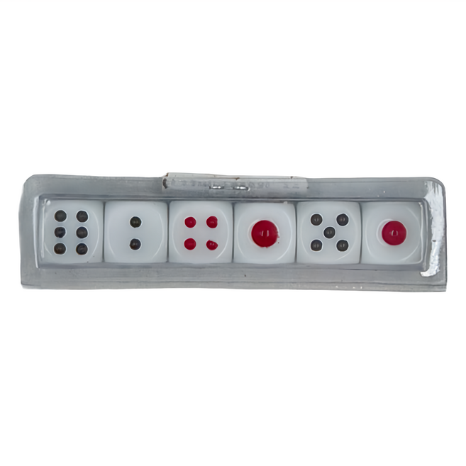 百貨King 0號圓角骰子 16mm 6顆, 8組