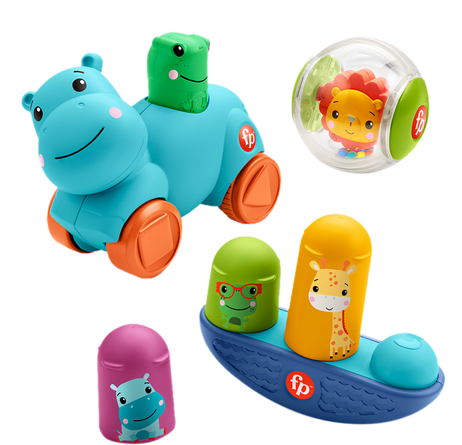 fisher-price 費雪 平衡力訓練套裝, 1組, Multi-color