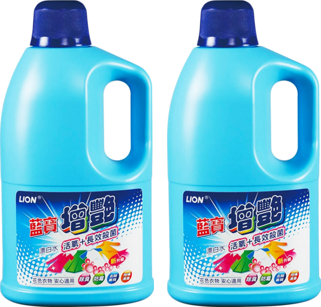 藍寶 增豔漂白水, 2L, 2瓶