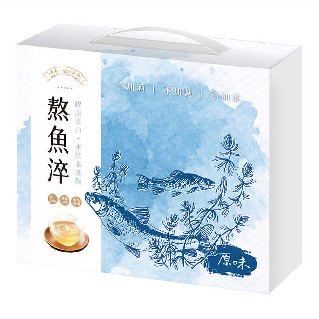 Fresh&Tasty 虱故鄉 熬魚淬 經典原味禮盒, 10包, 70ml, 1盒