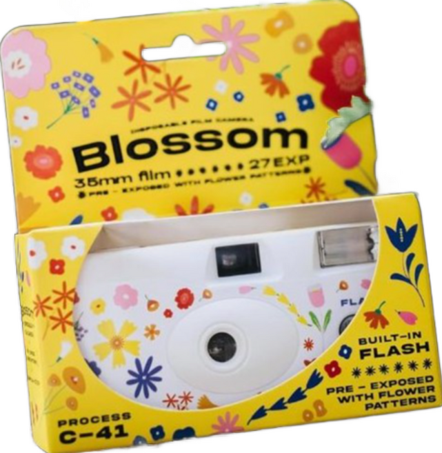 Retocolor Blossom 底片相機 一次性相機 Y2K 千禧風 復古 特效 27張 彩色底片, 1個
