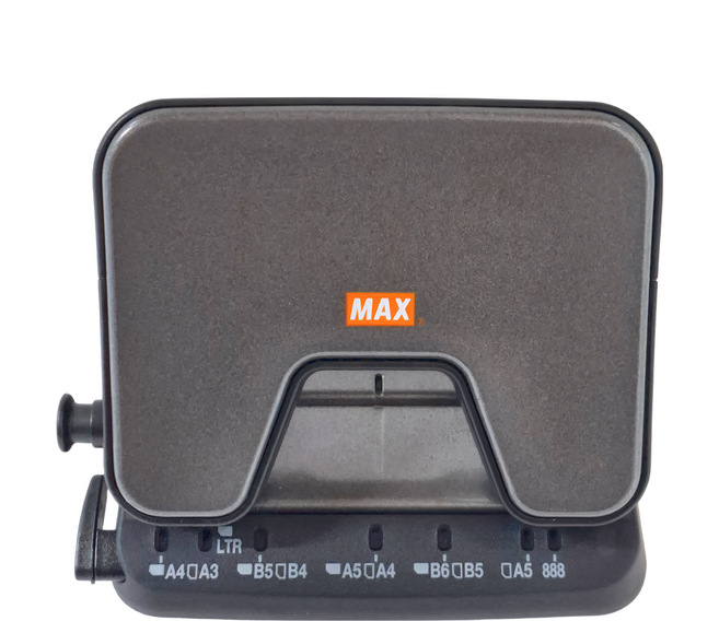 MAX 美克司 SCOOVA新型省力打孔機 DP-25T 銀色 可回收, 1個