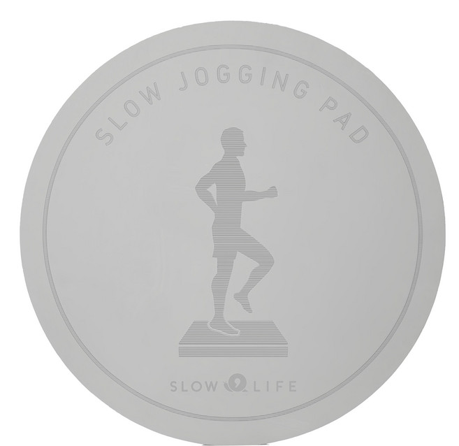 SLOW LIFE 圓形超慢跑墊 厚款 P24713, 1片, 灰色