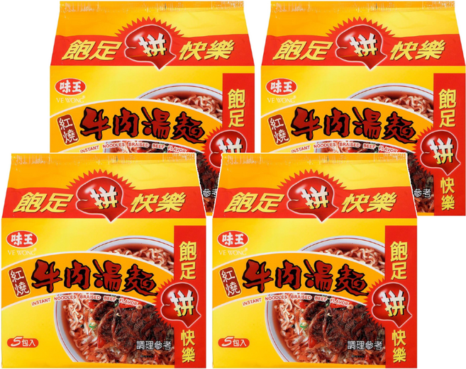 味王 紅燒牛肉湯麵 83g, 20包