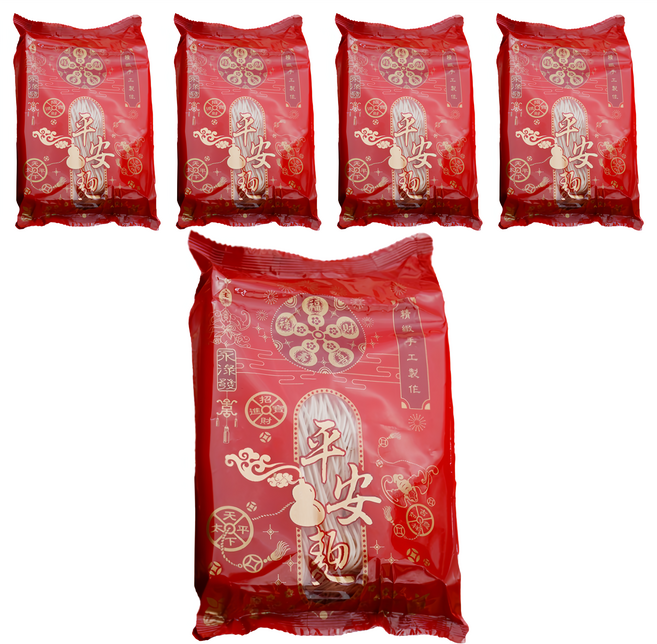 永淥發 平安麵, 160g, 5包